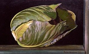 Cabbage still life by Peter Woodward