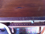A REGENCY MAHOGANY METAMORPHIC LIBRARY ARMCHAIR - 1