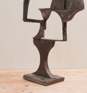 Cut steel lamp prototype from the workshops of Chrystiane Charles-5