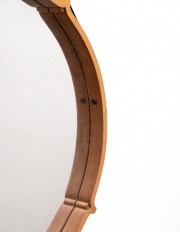 large-circular-teak-Italian-mirror-with-leather-strap-hanger4
