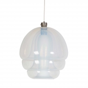 Murano chandelier hanging pendant for Mazzega by Carlo Nason