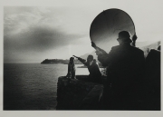 Karl Lagerfeld on location