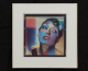 1992 series also for Vogue features close-ups of Canadian supermodel Linda Evangelista, her face painted in color blocks of cherry red, teal blue, bubblegum pink and saffron in the style of renowned Expressionist painter Alexej Jawlensky.