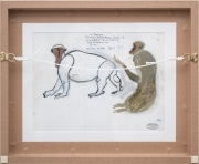 Standing-macaque-gouache-by-HENRI-SAMOUILOV6