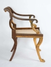 Unusual Regency Style Armchair with Lions Paw Feet3