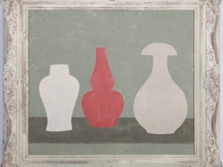 White, Red &amp; Grey
