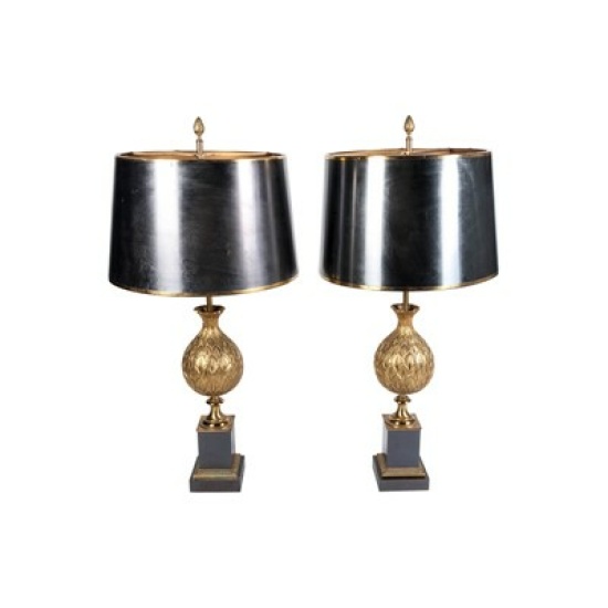 Fine pair of Maison Charles Table lamps