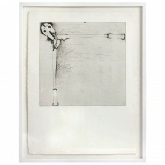 Jim Dine Bolt Cutters Etching Print