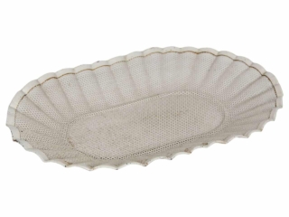 Rare steel bread basket by Mathieu Mat&eacute;got