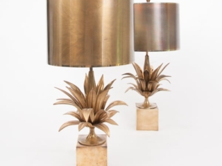 matched pair of Agave a Gorge table lamps by Maison Charles matched pair of Agave a Gorge table lamps by Maison Charles