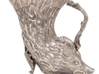 Silver Plated Rhyton by Gabriella Crespi for Christian Dior