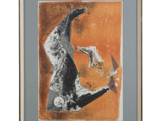 "Miracolo" by Marino Marini lithograph in colours