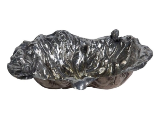 Leaf Bowl with Snails Designed by Gabriella Crespi for Christian Dior Home