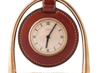 Herm&egrave;s Stirrup Clock Designed by Paul Dupr&eacute;-Lafon