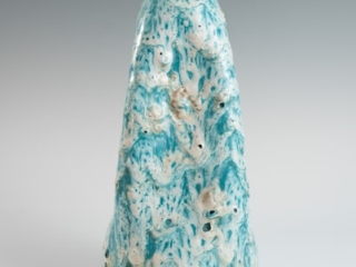 Fondant aqua lamp base by Marcello Fantoni
