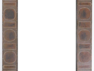 Mid century brass mirror by Blazy