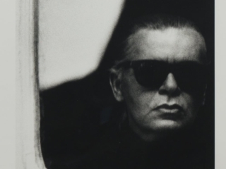 Original self portrait photograph by Karl Lagerfeld