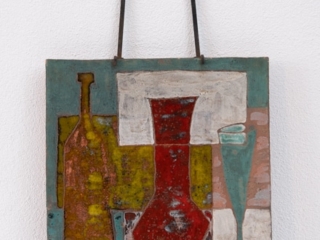 ceramic plaque by Gilbert Valentin