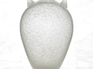 Pulegoso two-handled Seguso vase