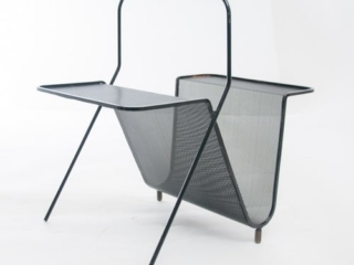 Portes revues magazine holder in folded steel by Mathieu Mat&eacute;got 1950s