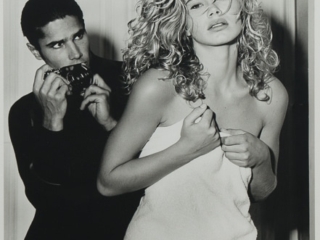 Original photograph of Laurence Vanhaeverbeke by Karl Lagerfeld