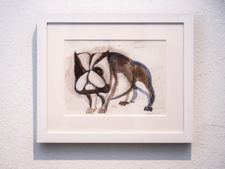 Cerbères watercolour and gouache by Henri Samouilov