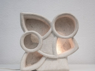 Stone lamp by Albert Tormos