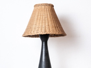 mid century Ceramic table lamp by Marc Drillon