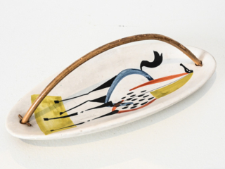 mid century Roger Capron ceramic vide poche