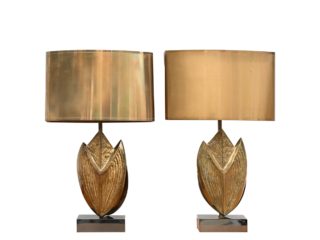 Pair of "Cythere" table lamps by Chrystiane Charles for Maison Charles Pair of "Cythere" table lamps by Chrystiane Charles for Maison Charles