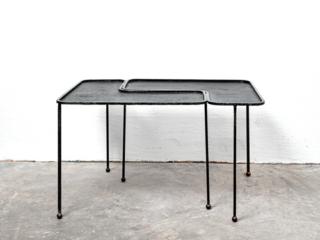 Pair of Matheiu Mat&eacute;got domino tables