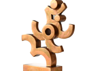 cast bronze abstract form 1 by Umberto Mastroianni