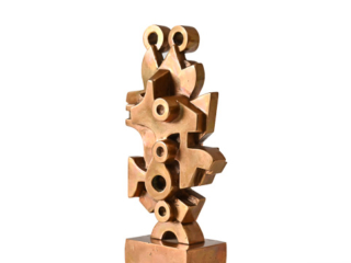 cast bronze abstract form 2 by Umberto Mastroianni