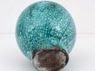 Art-deco-celadon-green-crackle-glaze-boule-shaped-vase-4