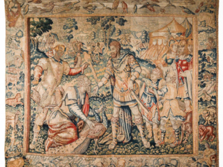 Large 17th Century Flemish tapestry