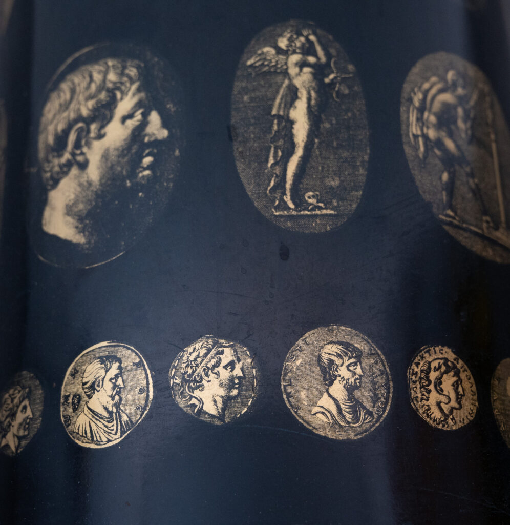 Piero Fornasetti Cameos model Umbrella stand