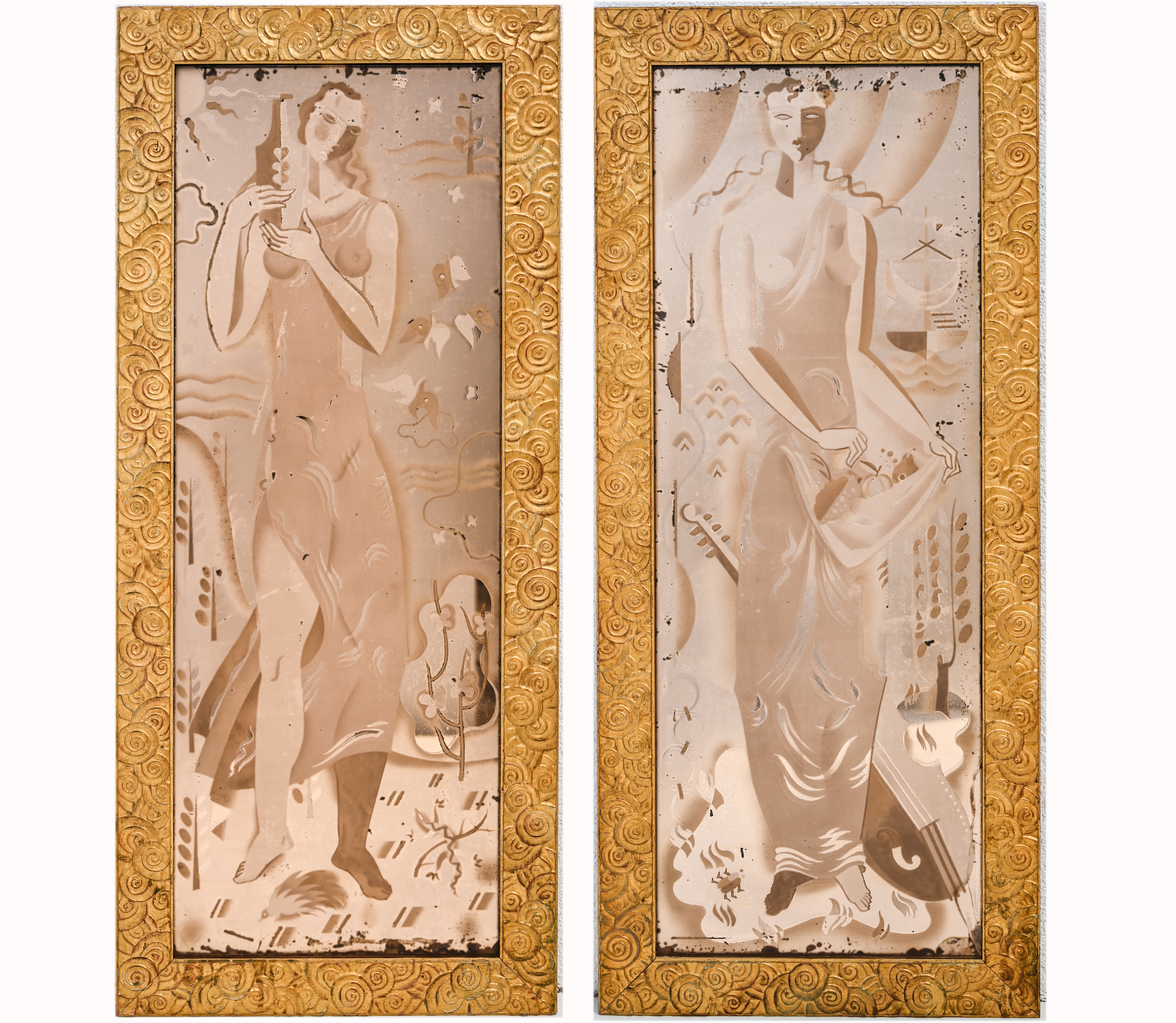 Rare-pair-of-documented-mirrors-by-Pierre-Lardin