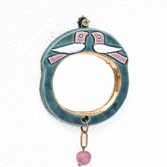 pocket mirror with birds by Mithé Espelt 5