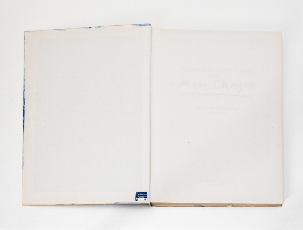 La Bible. Illustrations for the Bible . Marc Chagall 19