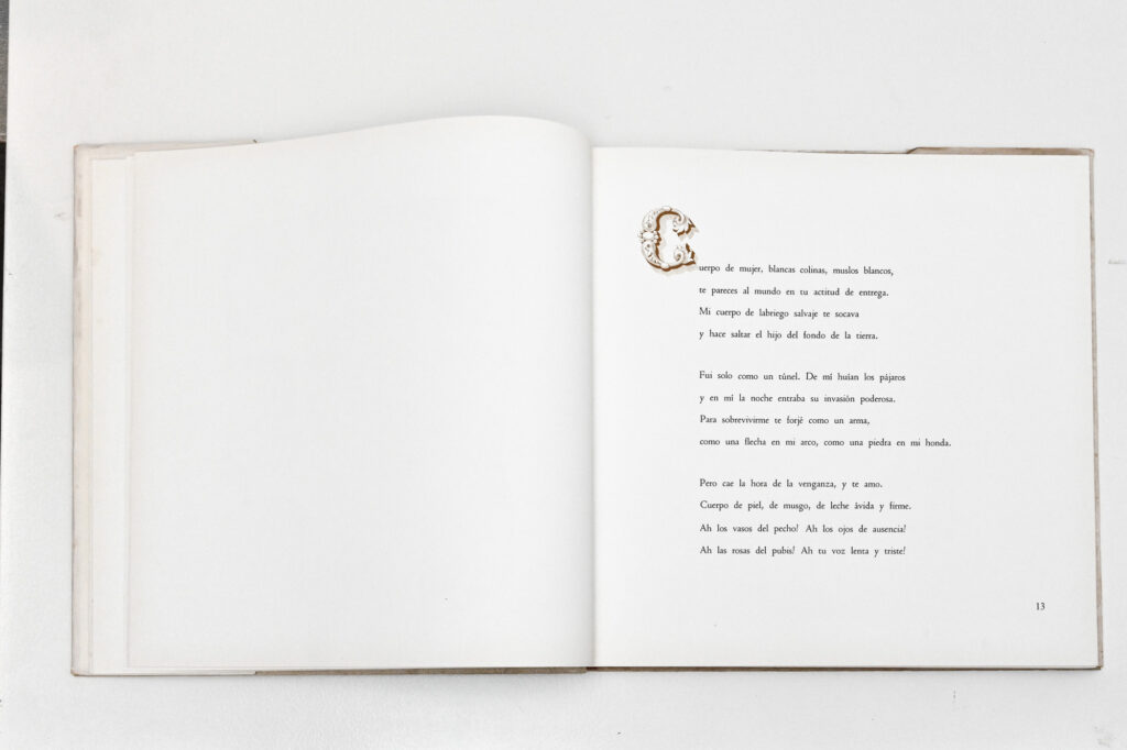 NERUDA, Pablo. 20 poemas de amor y una cancion desesperada 13