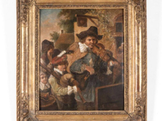 The Wandering Musicians after Adriaen van Ostade 1