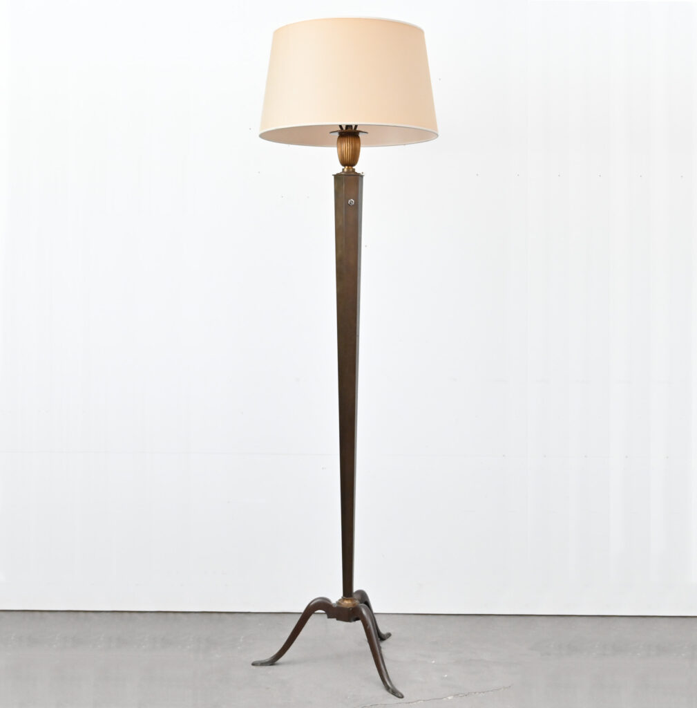 Art Deco Genet et Michon floor lamp 12