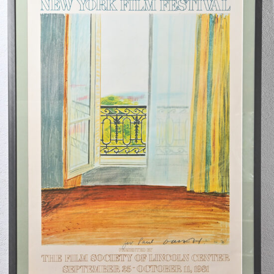 David Hockney signed New York Film Festival poster 2