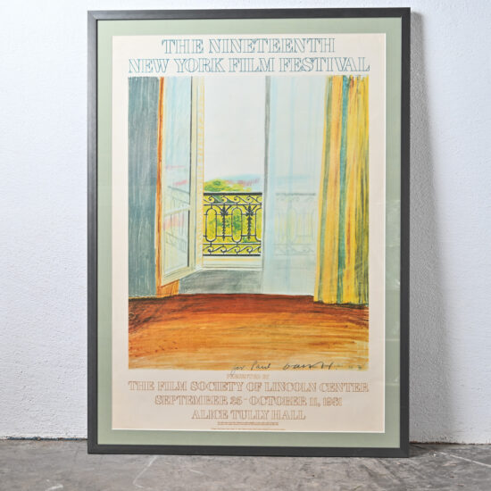 David Hockney signed New York Film Festival poster 6