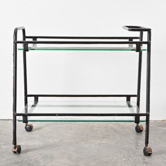 Jacques Adnet bar cart 03
