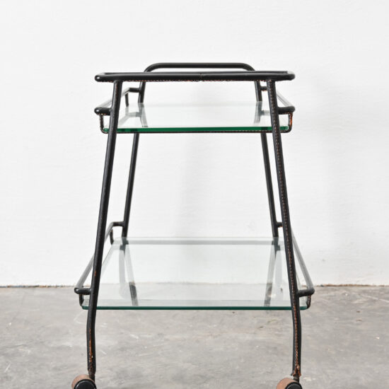 Jacques Adnet bar cart 07