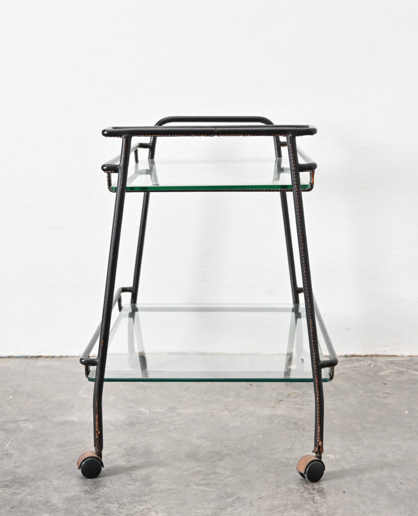 Jacques Adnet bar cart 07