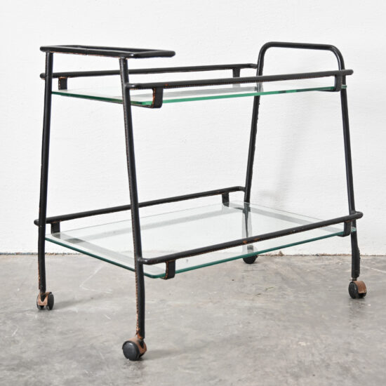 Jacques Adnet bar cart 08