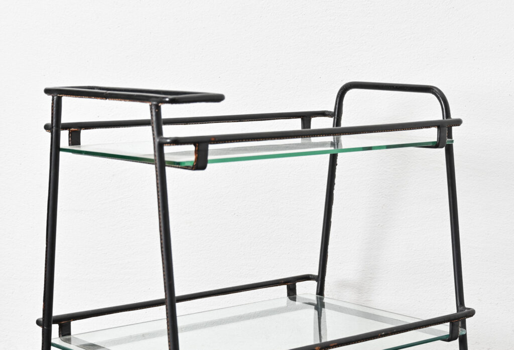 Jacques Adnet bar cart 09
