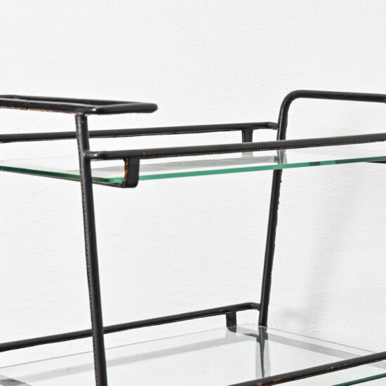 Jacques Adnet bar cart 09